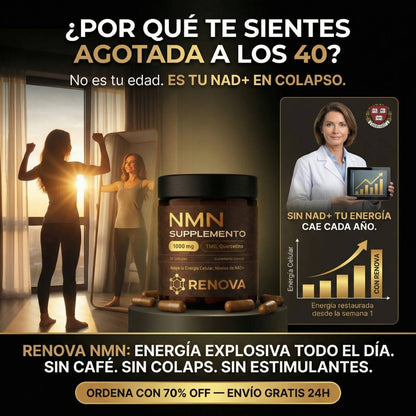 NMN+ Revive™ NAD Suplemento Anti-Edad