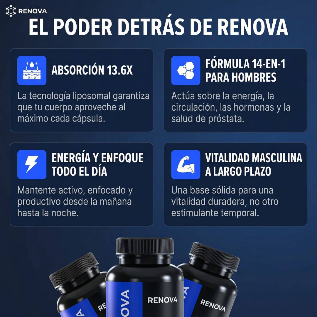 NAD+ Men's Revive™ — Vitalidad y Rendimiento Masculino