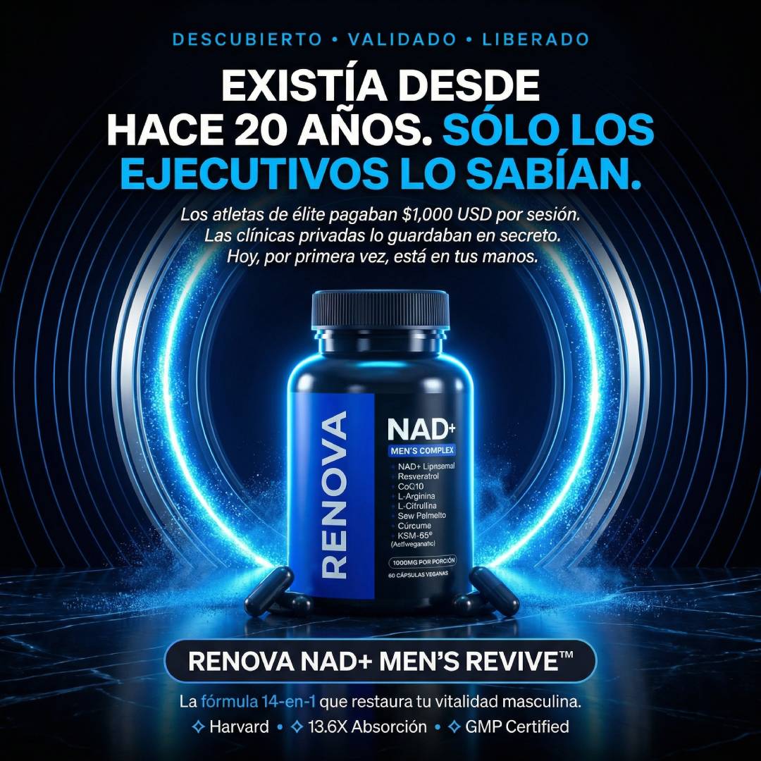 NAD+ Men's Revive™ — Vitalidad y Rendimiento Masculino