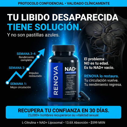 NAD+ Men's Revive™ — Vitalidad y Rendimiento Masculino