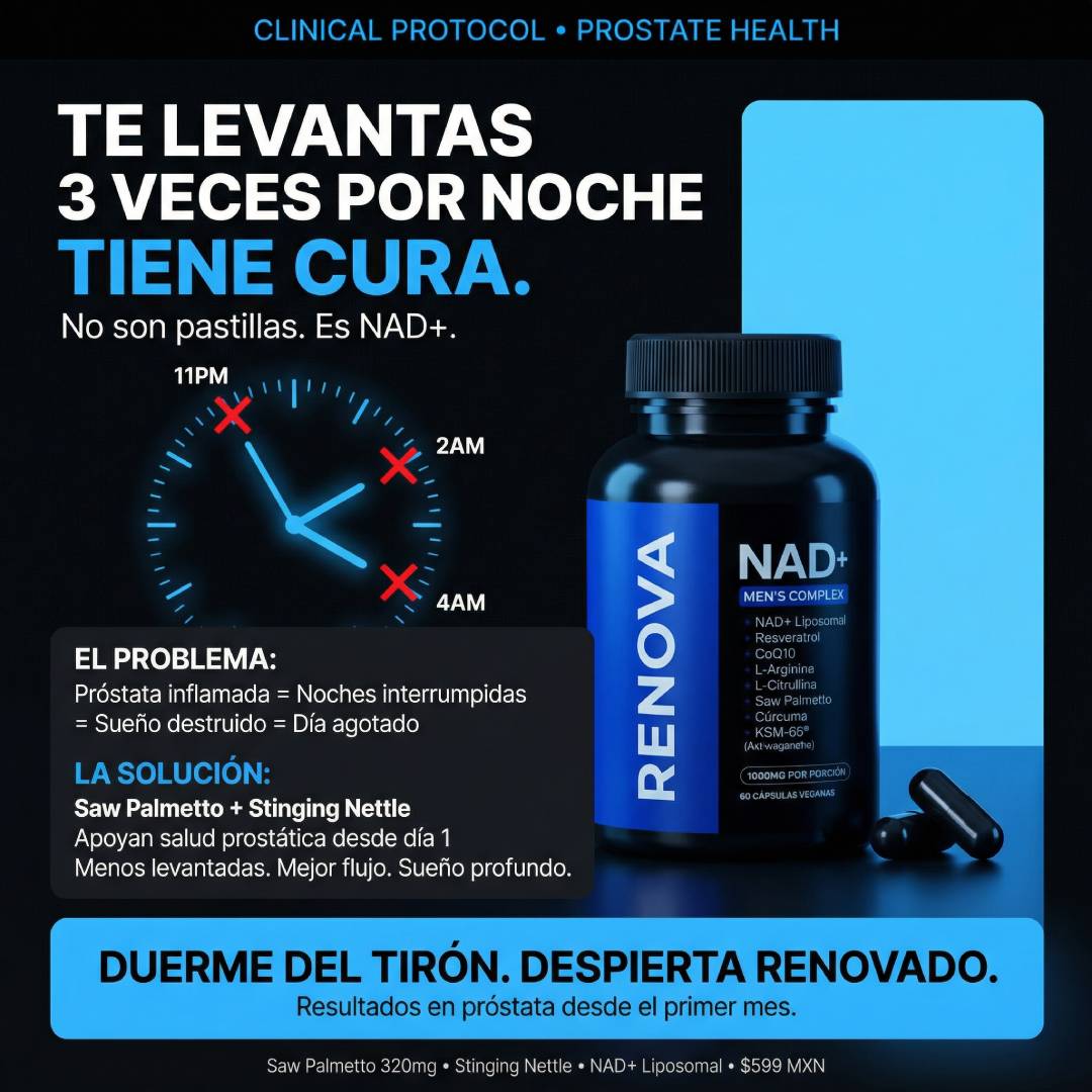 NAD+ Men's Revive™ — Vitalidad y Rendimiento Masculino
