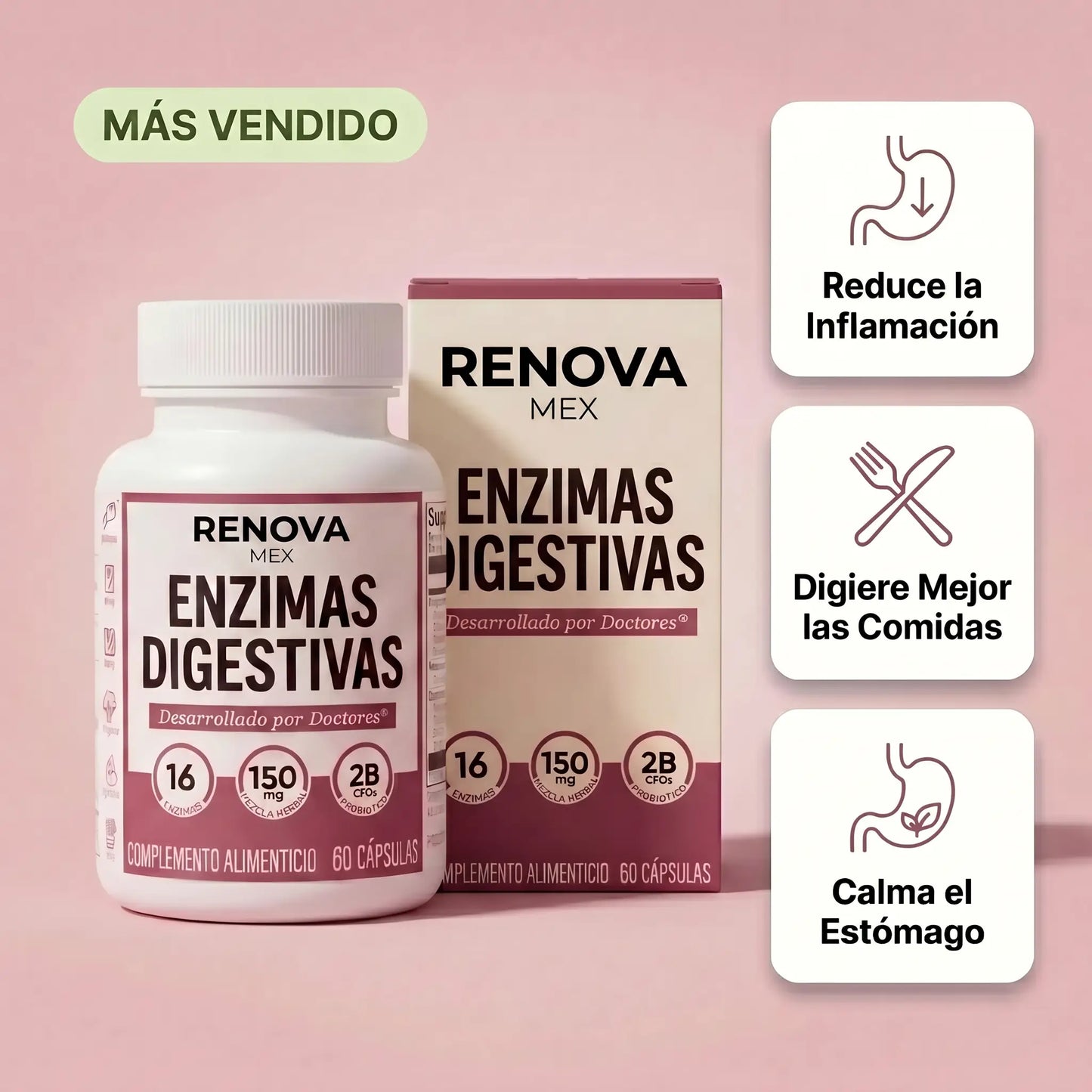 RENOVA Digest™ Líbrate De La Inflamación, Los Antojos Y Come Sin Culpa