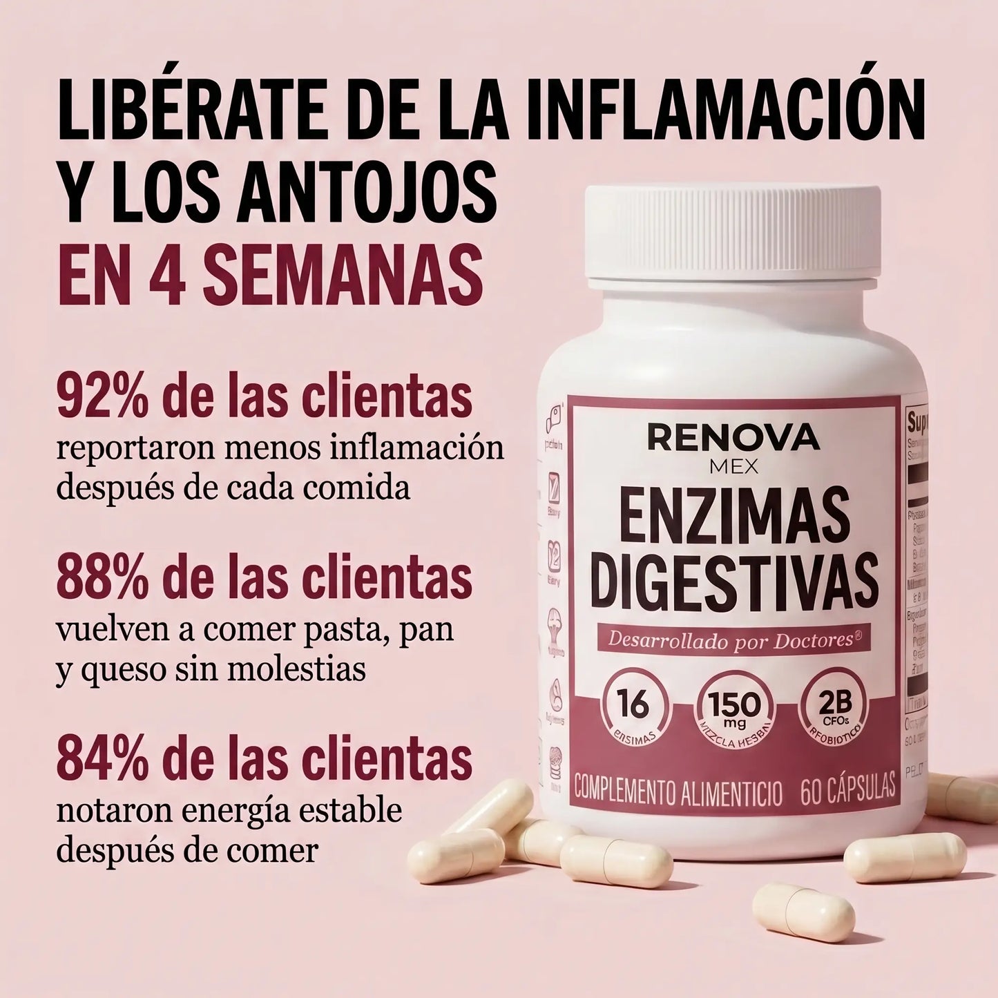 RENOVA Digest™ Líbrate De La Inflamación, Los Antojos Y Come Sin Culpa